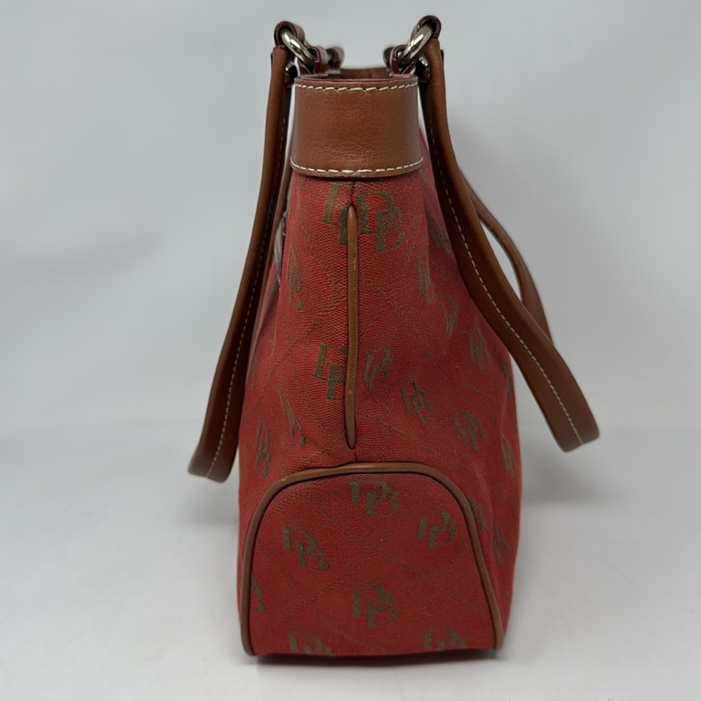 Dooney & Bourke Classic Monogram Canvas Leather Bag - Picture 7 of 16